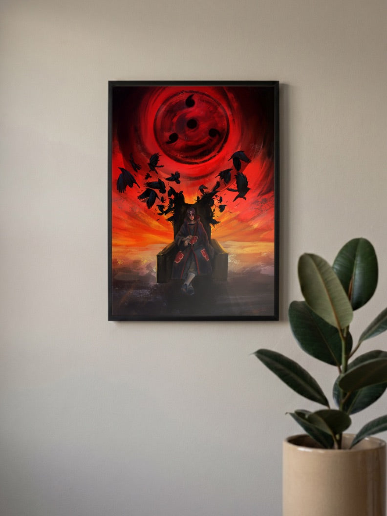Itachi Uchiha Throne Poster