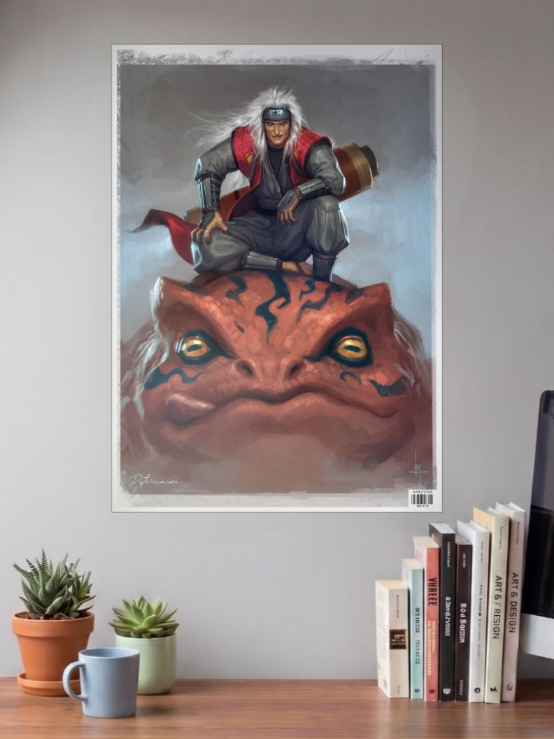 Jiraiya Naruto Poster