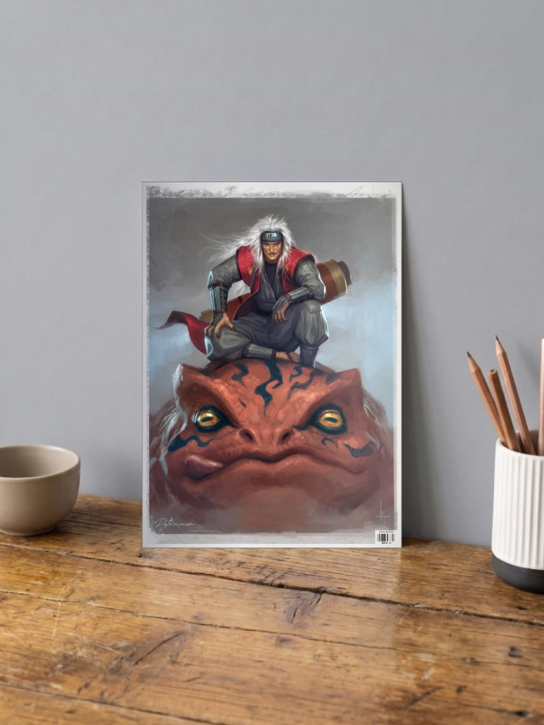 Jiraiya Naruto Poster