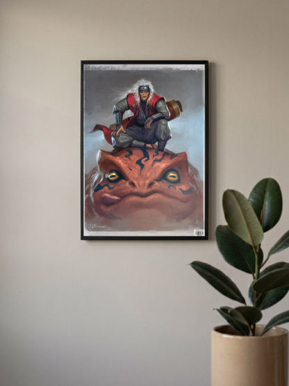 Jiraiya Naruto Poster