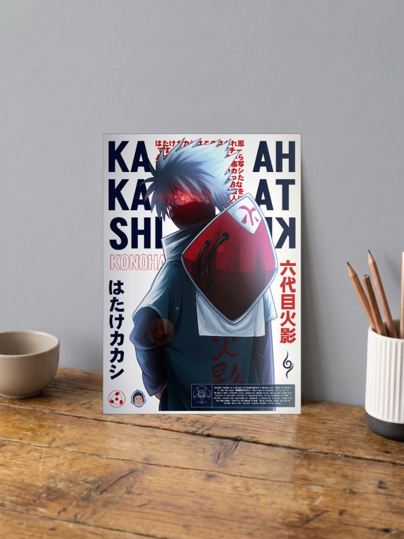 Kakashi Sixth Hokage Poster Anime Poster