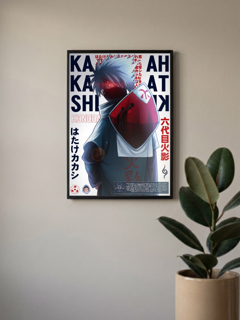 Kakashi Sixth Hokage Poster Anime Poster