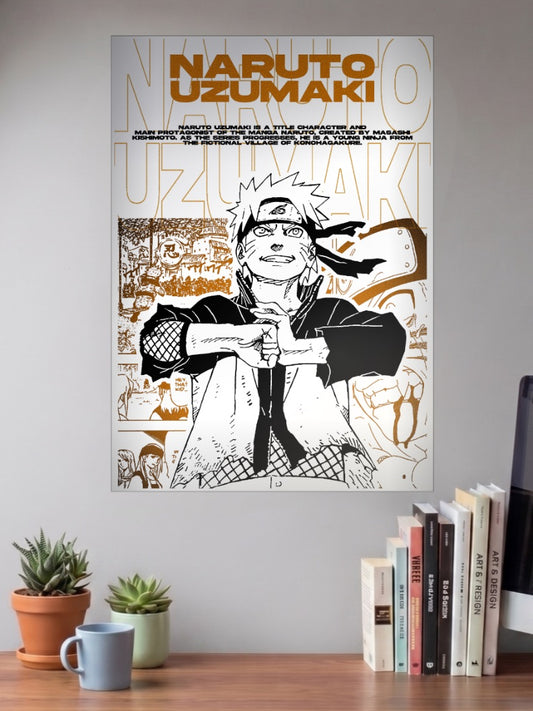 Naruto Uzumaki Bio Poster Anime Poster