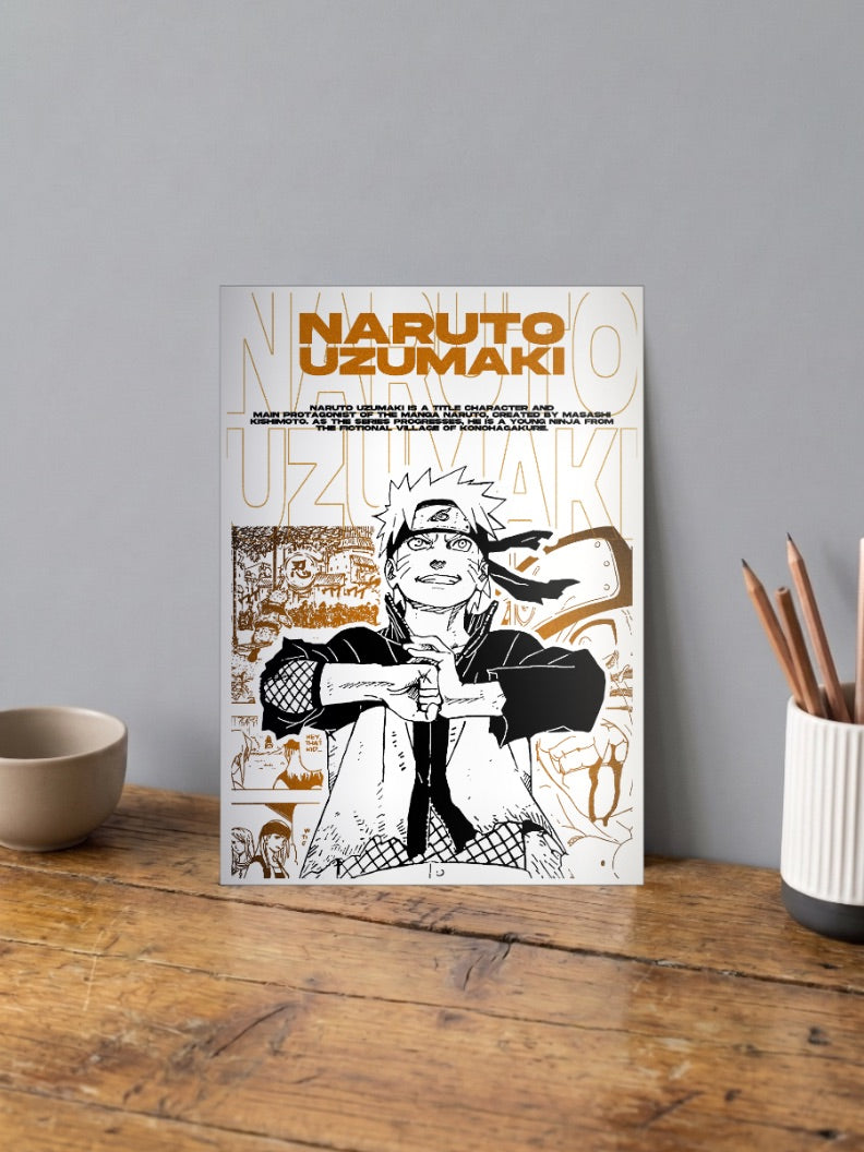 Naruto Uzumaki Bio Poster Anime Poster