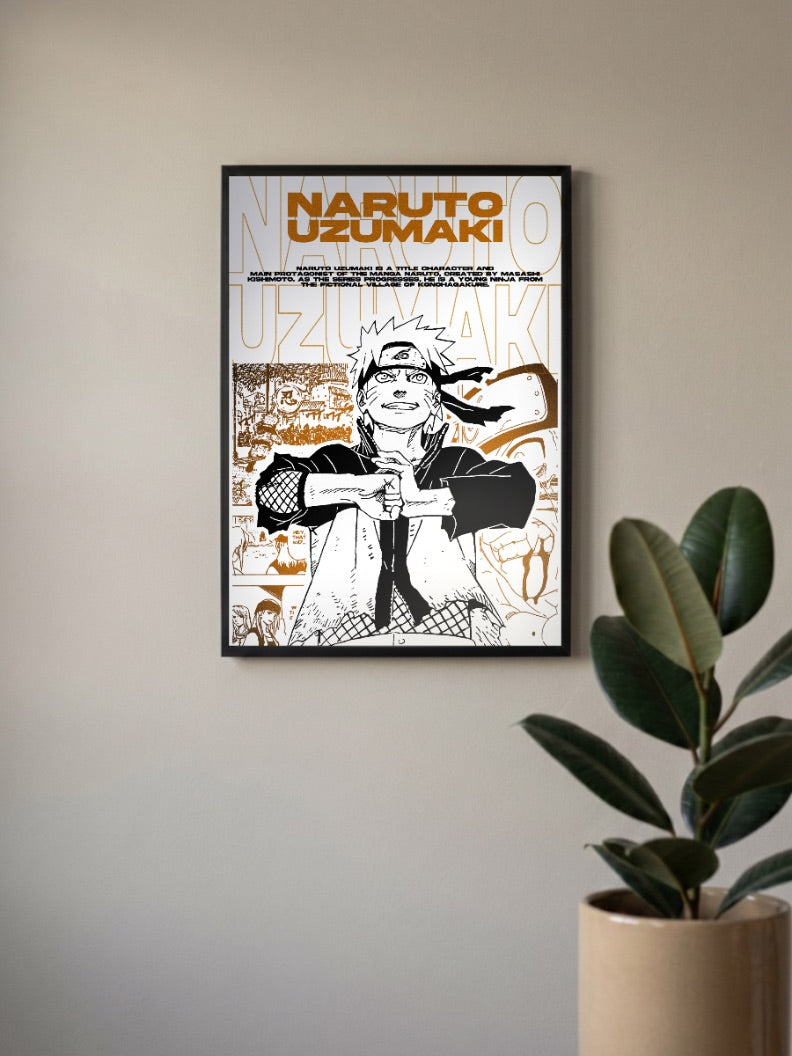Naruto Uzumaki Bio Poster Anime Poster