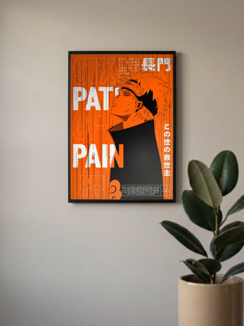 Nagato Six Paths Of Pain Anime Poster