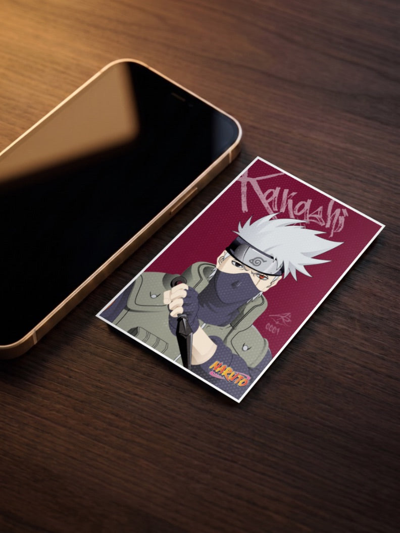 Kakashi Hatake Magenta Poster Anime Poster