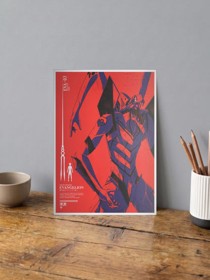 Evangelion Eva 03 Poster Anime Poster