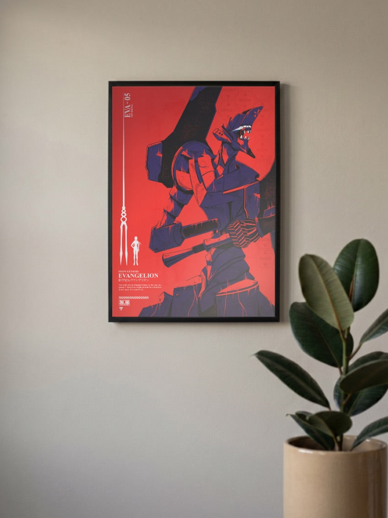 Evangelion Eva 05 Poster Anime Poster