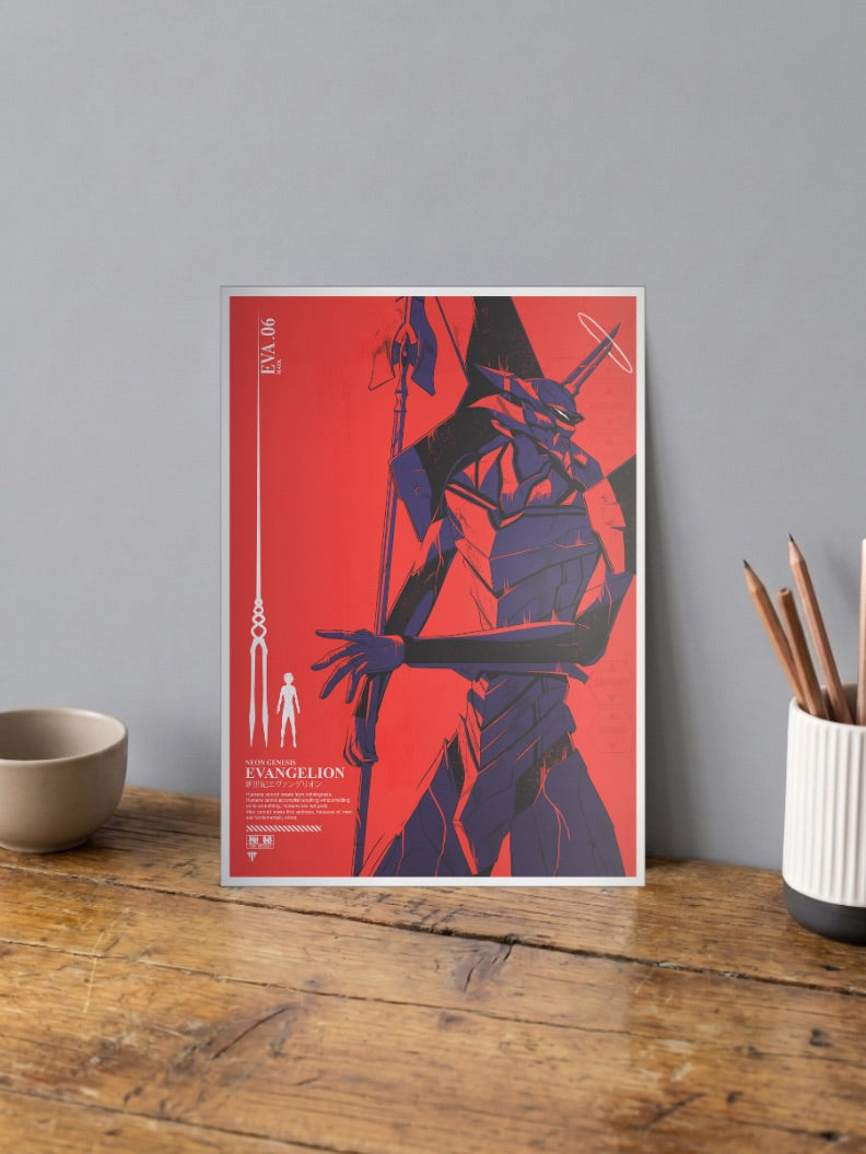 Evangelion Eva 06 Poster Anime Poster