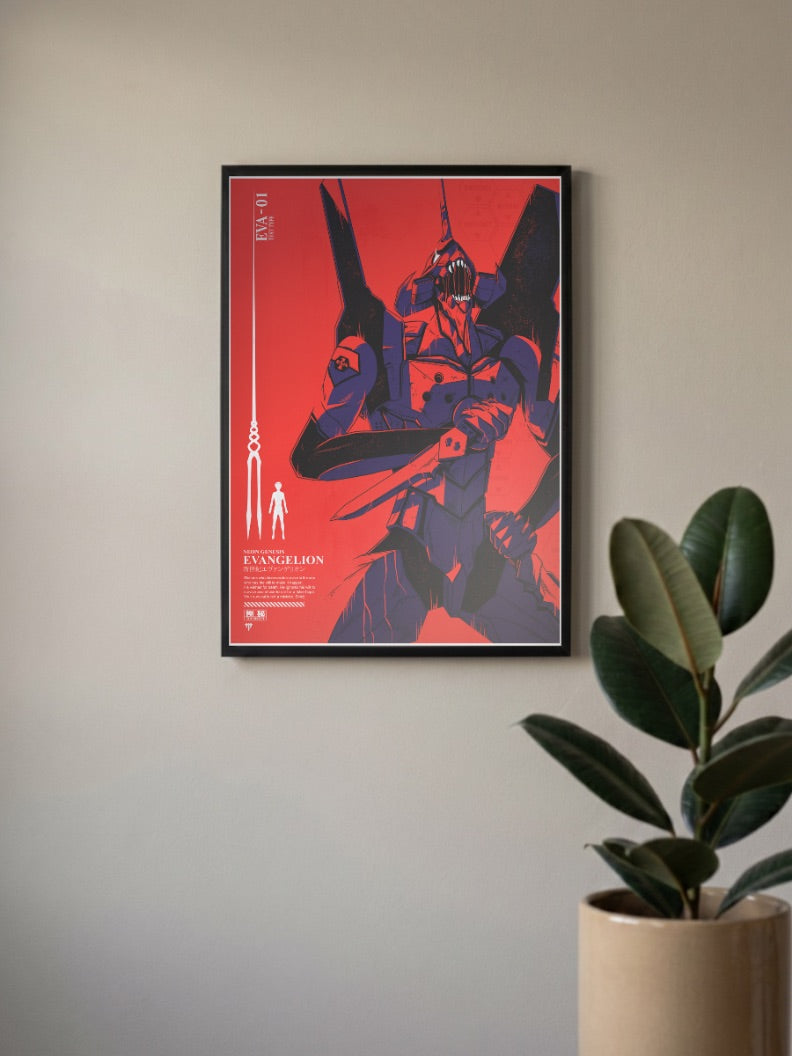Evangelion Eva 01 Poster Anime Poster