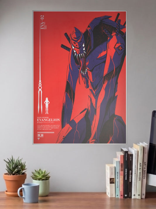 Evangelion Eva 02 Poster Anime Poster