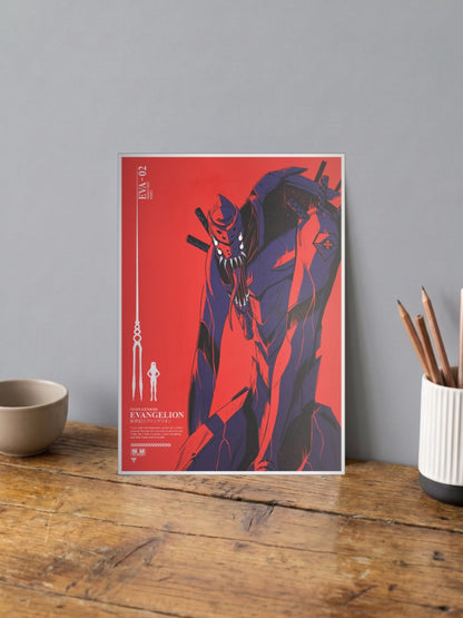 Evangelion Eva 02 Poster Anime Poster