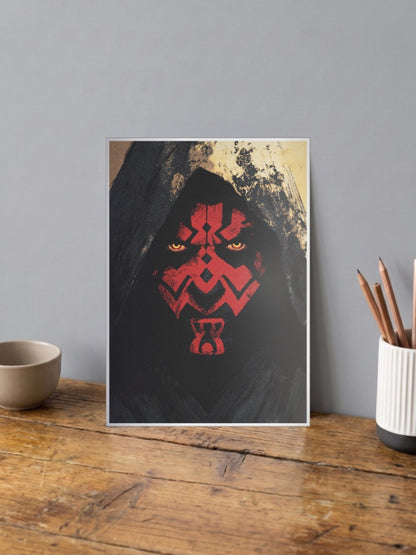 Darth Maul Hooded Portrait Star Wars Poster