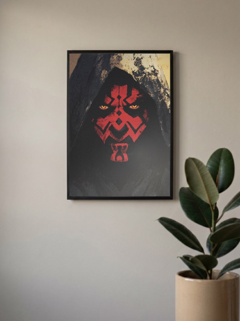 Darth Maul Hooded Portrait Star Wars Poster