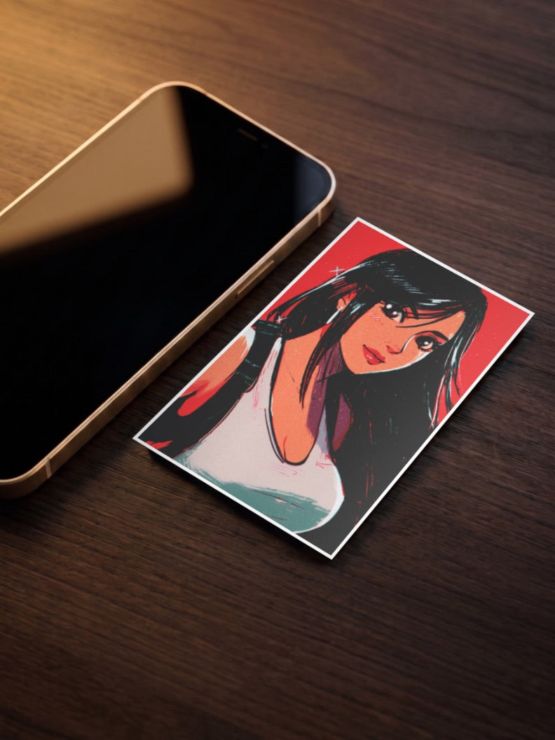 Tifa Lockhart Portrait Art Gaming Poster