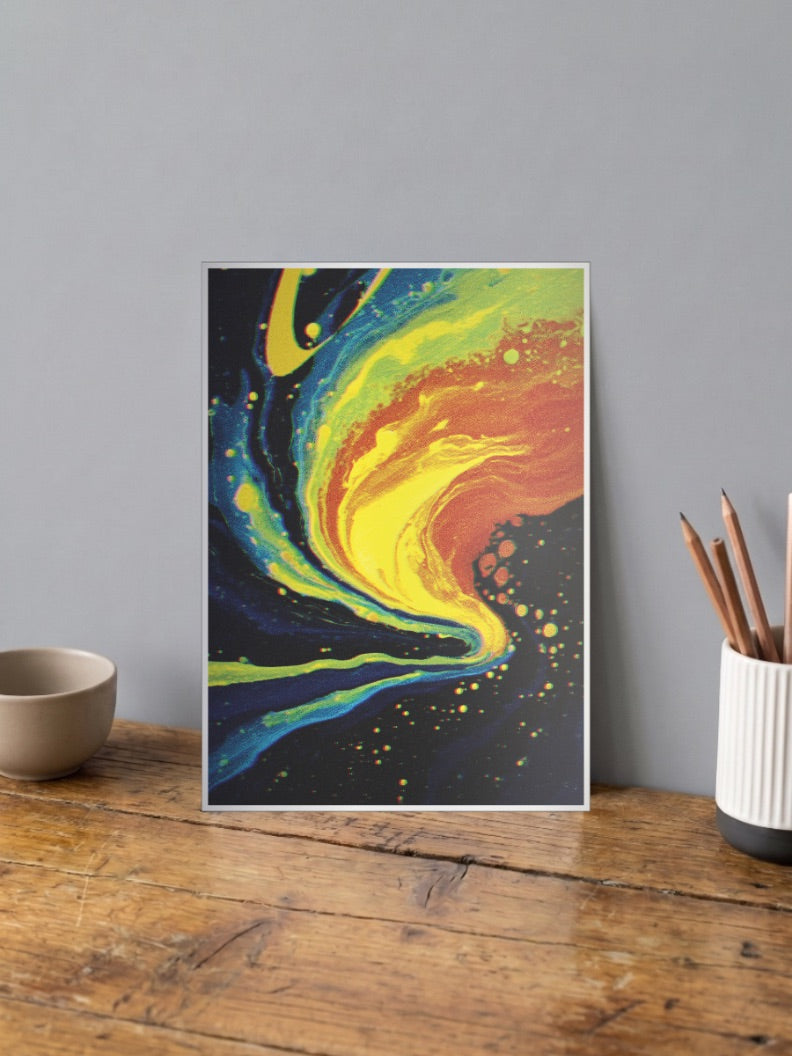 Fluid Swirl Abstract Art Abstract Poster