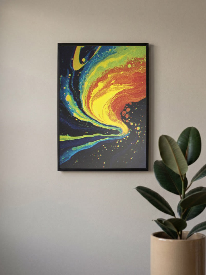 Fluid Swirl Abstract Art Abstract Poster