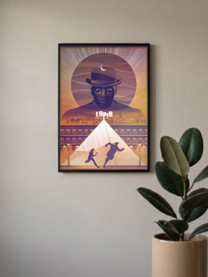 Lupin Monochrome Poster