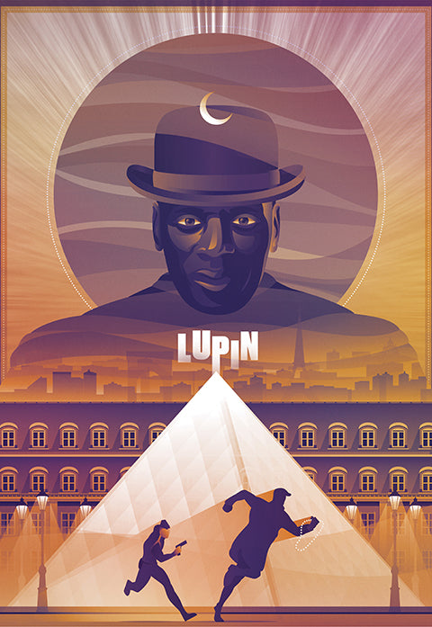 Lupin Monochrome Poster
