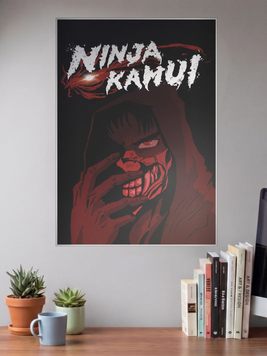 Ninja Kamui Masked Portrait Anime Poster