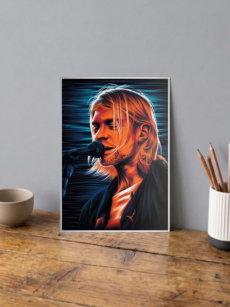 Kurt Cobain Poster