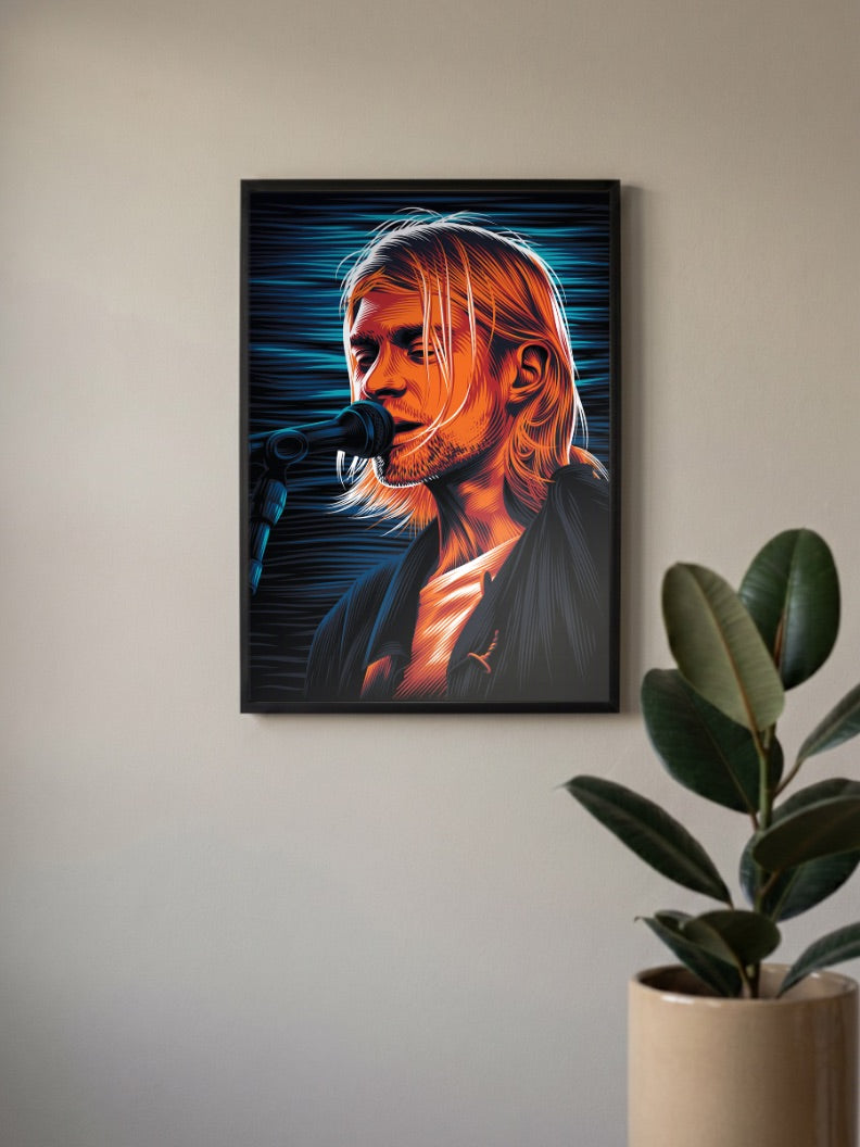 Kurt Cobain Poster