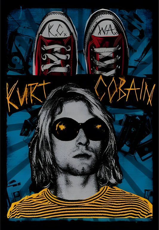 Kurt Cobain Nirvana Poster