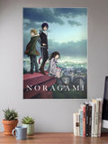Yato Yukine Hiyori Rooftop Anime Poster