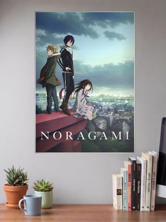 Yato Yukine Hiyori Rooftop Anime Poster