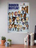Office Cast Caricature Art Sitcom Poster