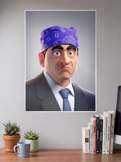 Michael Scott as Prison Mike-The Office Poster