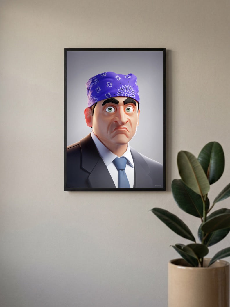 Michael Scott as Prison Mike-The Office Poster
