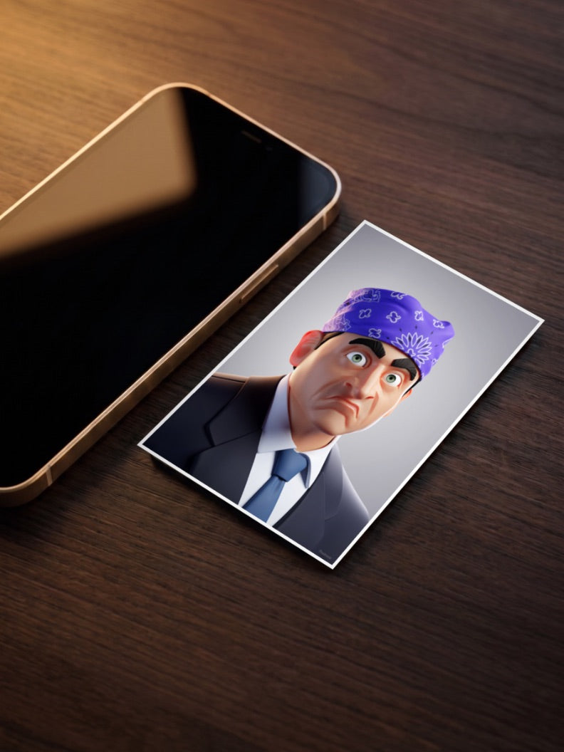 Michael Scott as Prison Mike-The Office Poster