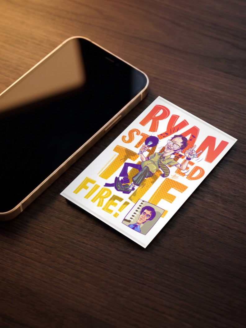 Ryan Started the Fire - The Office Poster