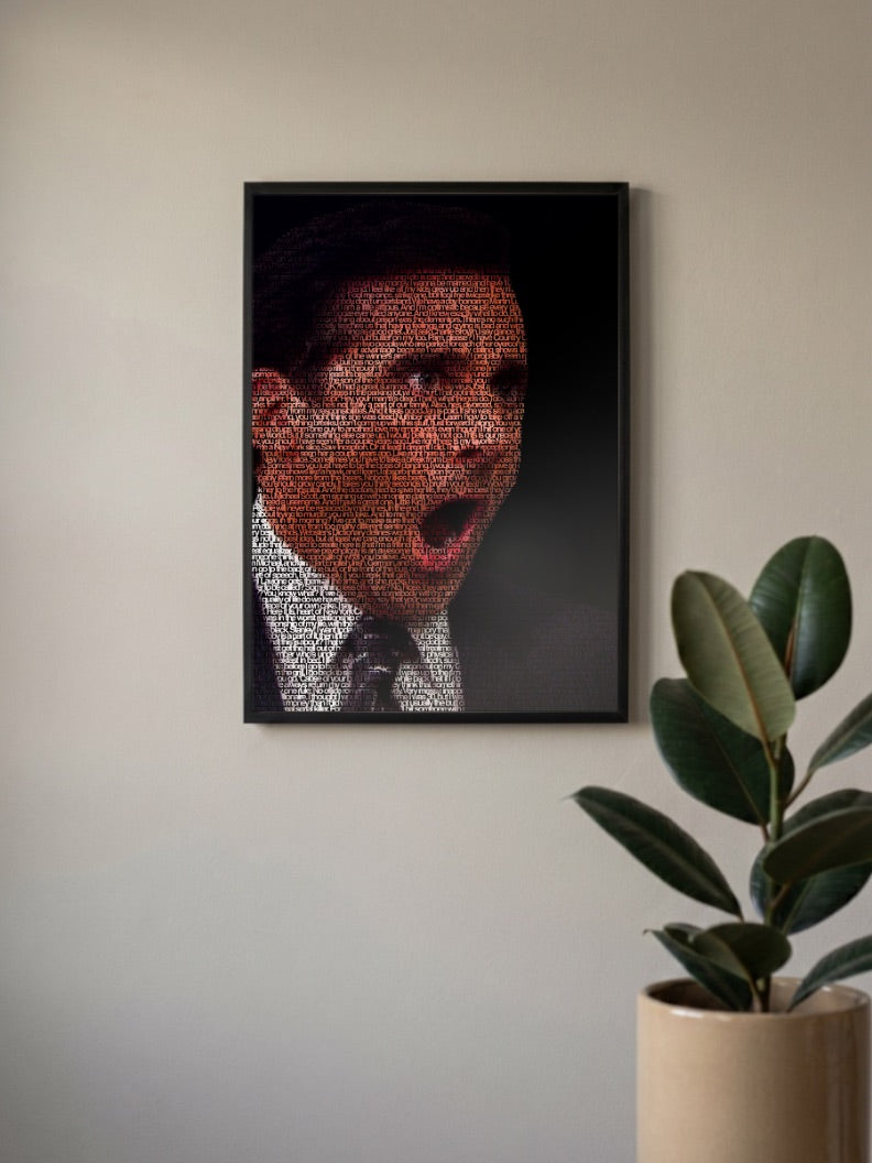 Michael Scott 'NOOOOOO'- The Office Poster