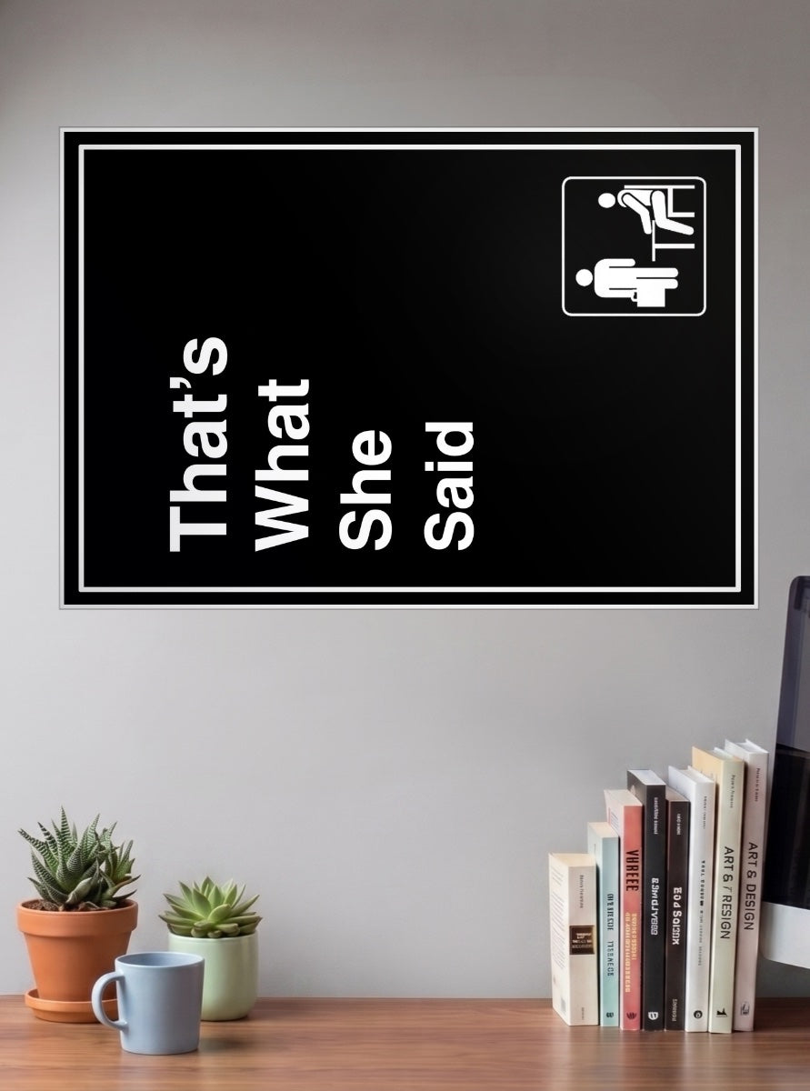 Thats What She Said Sitcom Poster