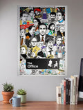 Office Cast Illustrated Collage Sitcom Poster