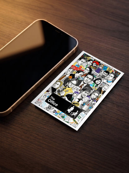 Office Cast Illustrated Collage Sitcom Poster