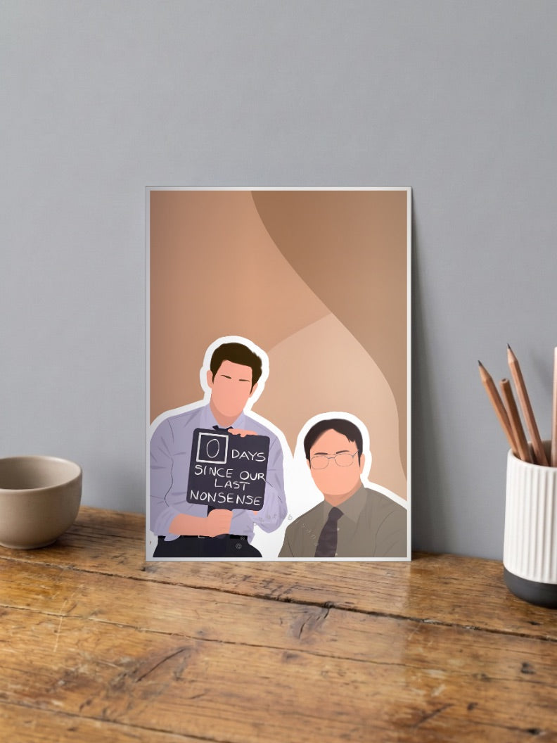 The Office Jim And Dwight Poster