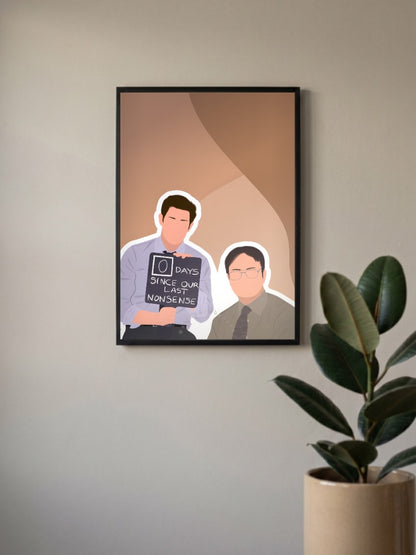 The Office Jim And Dwight Poster