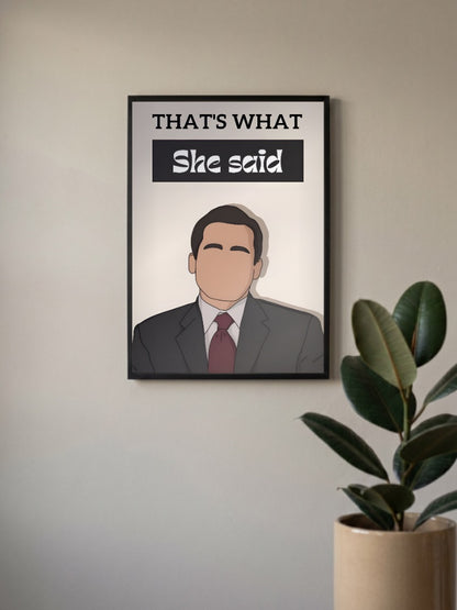 That's What She Said Poster