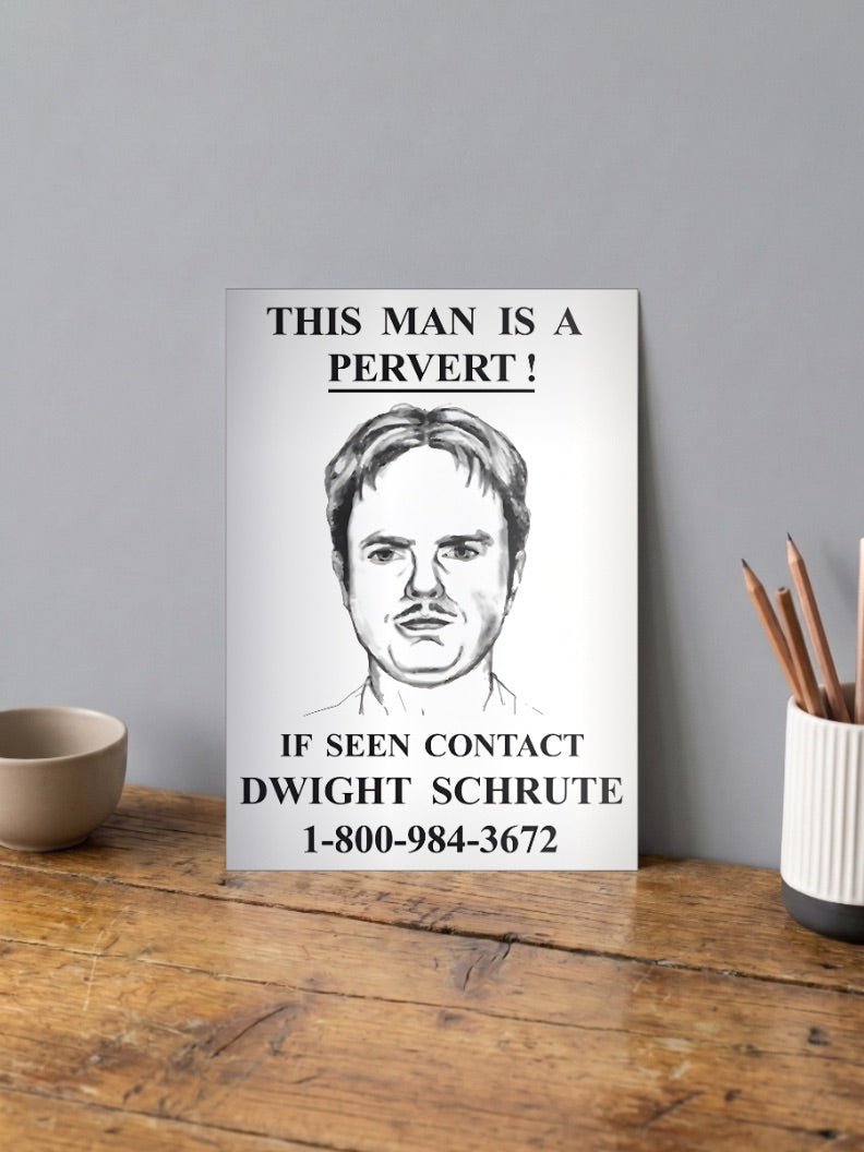 This Man Is A Pervert Poster