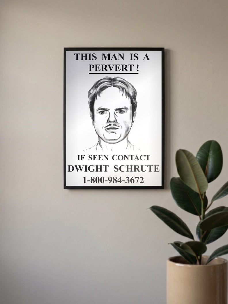 This Man Is A Pervert Poster