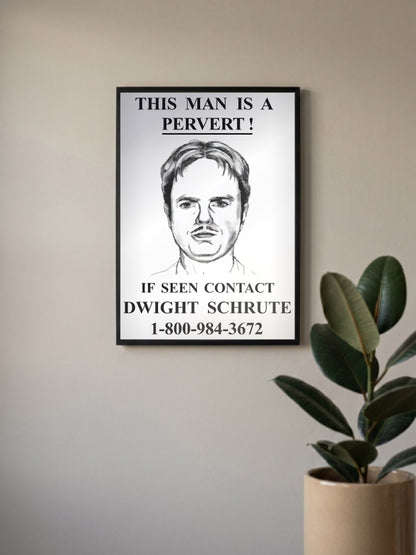 This Man Is A Pervert Poster