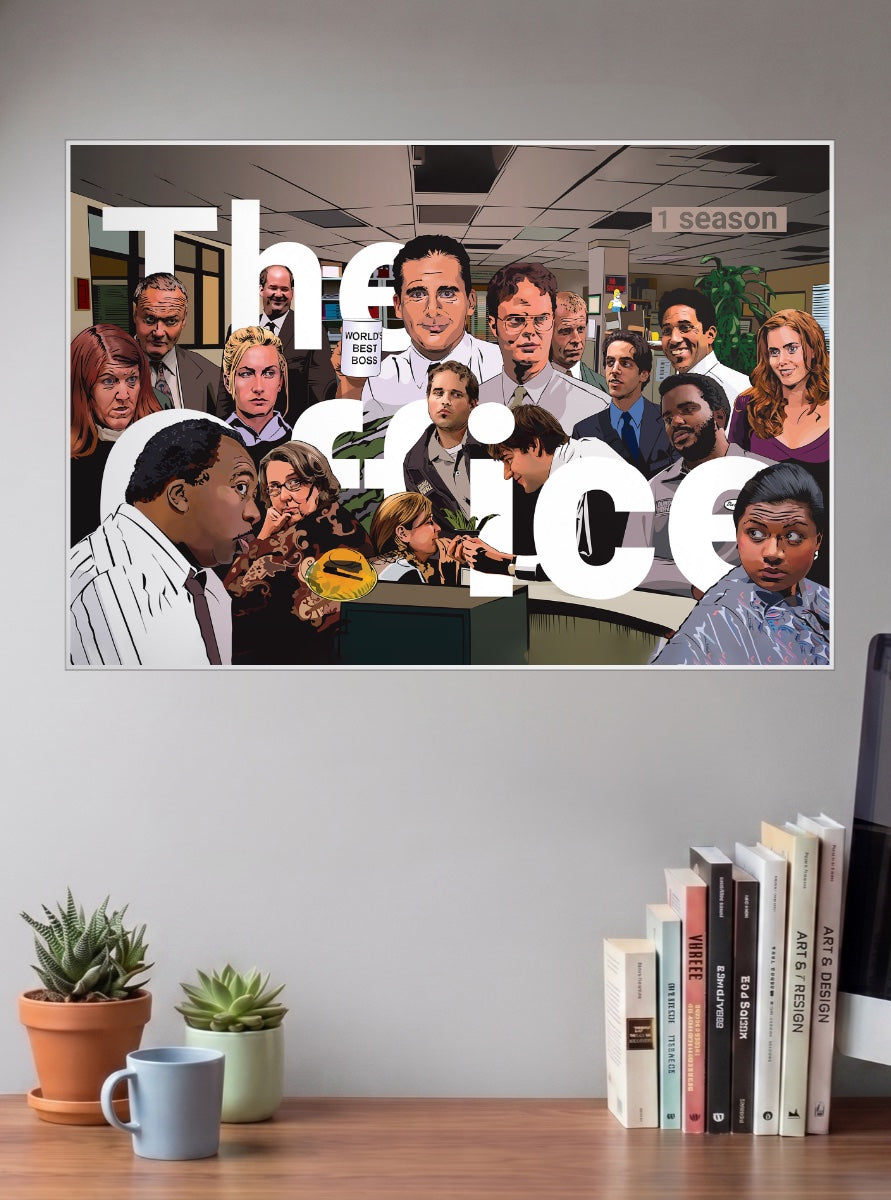 The Office Cast Sitcom Poster
