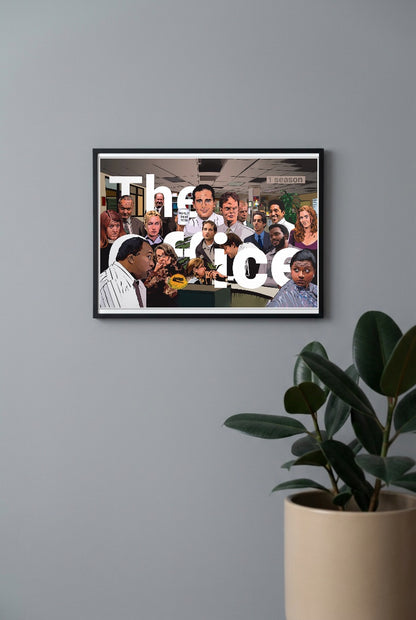 The Office Cast Sitcom Poster