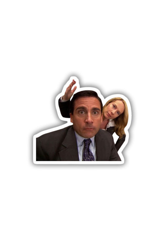 Michael and Holly Sticker