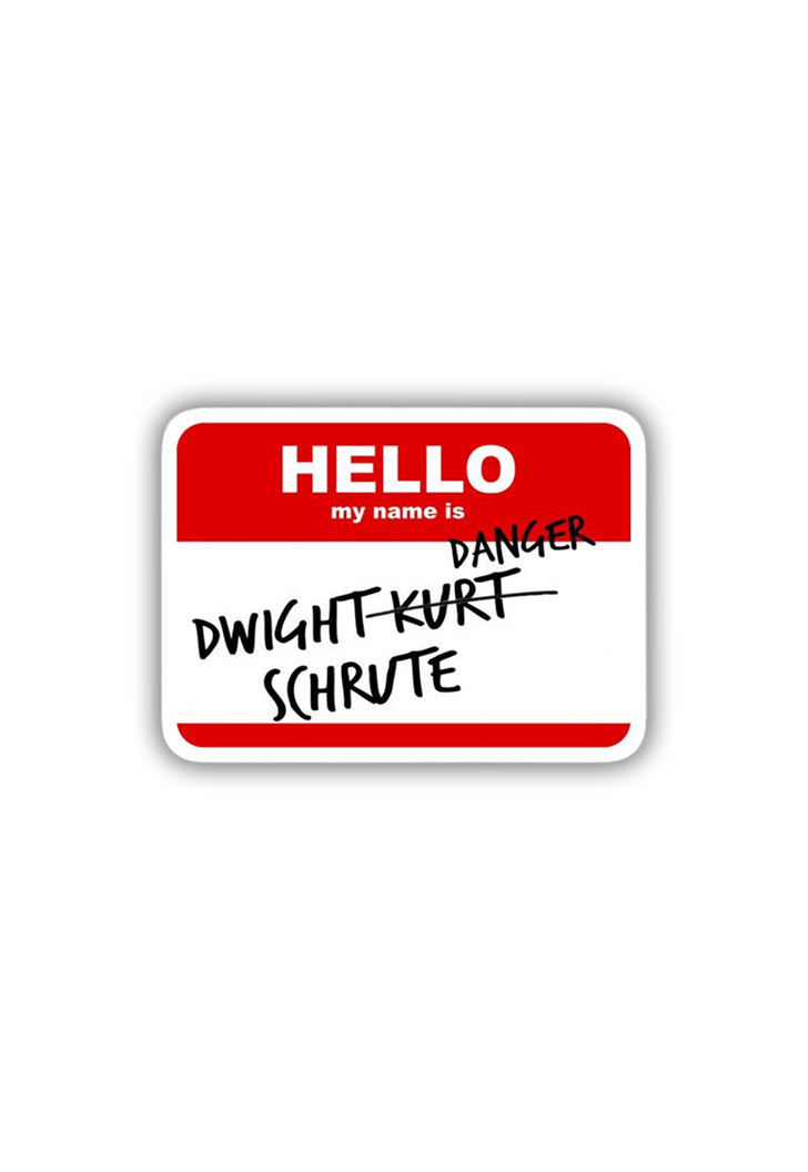 Dwight (Danger) Schrute Sticker