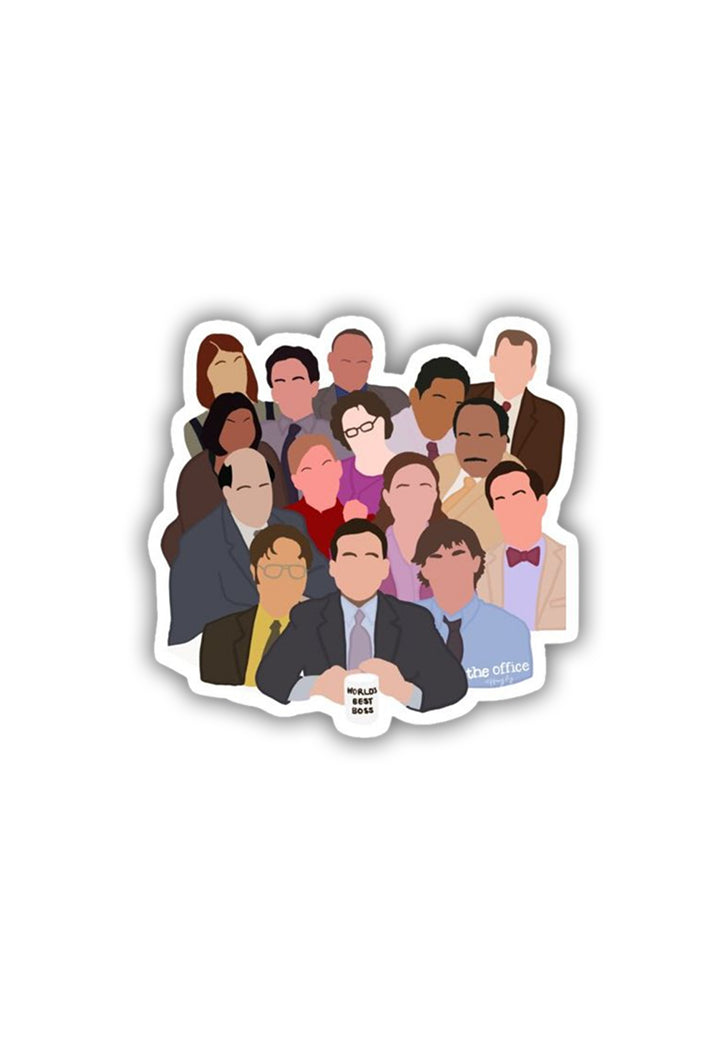 The Office Characters Illustrations Sticker